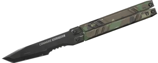 Canivete Balisong Reconhecimento Nível 2
(Variante 3 Camuflagem Verde)