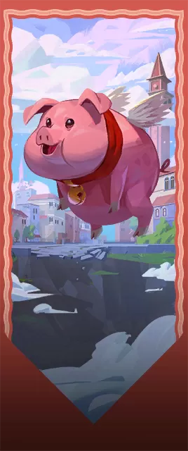 Card Porcos Voadores