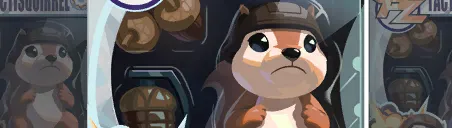 战术松鼠 卡面
