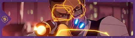 Banner „5 Years: Fire Again“