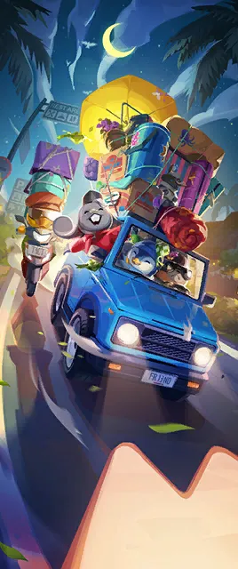 Banner „Hari Raya-Heimkehr“