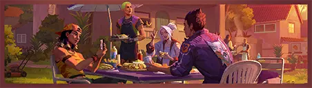 Banner „Nachmittagsgrillfest“