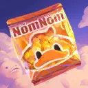 Banner „Nom Nom-Snacks“