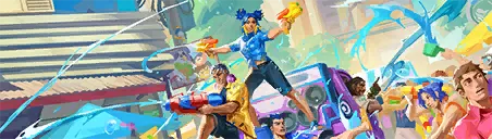 Banner „Songkran Splash Street“