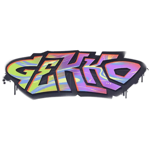 Graffiti „Gekko“