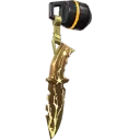 Amuleto Cuchillo Smite dorado