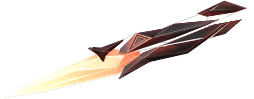 Cuchillo mariposa Singularity de nivel 2
(variante 1: rojo)