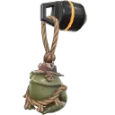 개구리 모자 총기 장식