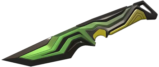 Nóż Napastnika
(wersja 1 – zielona/żółta/czarna)