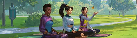 Meditasyon Ölümlüler İçindir Kartı