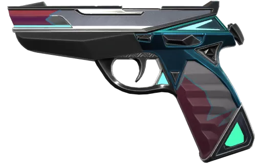 紫金狂潮 制式手槍 等級6
（幻彩2 藍色）